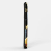 岩の背景のカエデの葉 Case-Mate iPhoneケース (裏面/右)