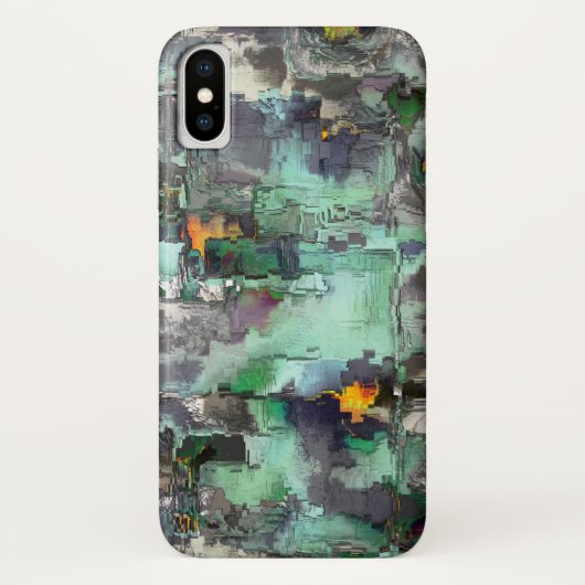 岩の色、ミントグリーンからグレーの主 Case-Mate iPhoneケース (裏面)