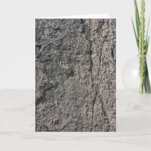 岩の荒い表面 カード (正面)