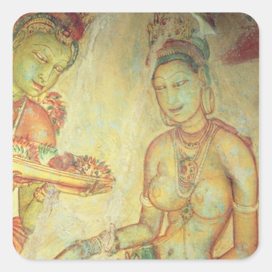 岩の要塞から出た雲の水路 スクエアシール (正面)