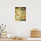 岩の要塞から出た雲の水路 ポスター (キッチン)