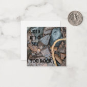 岩の角の塔と言う空白のだけ ノートカード (正面/裏面インサイチュ)