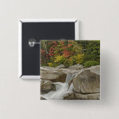 岩の間を流れるスウィフト川 缶バッジ (正面&裏面)