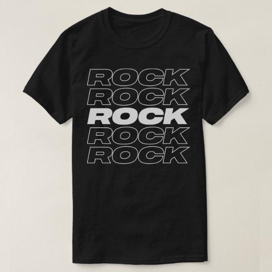 岩はっきりしたデザイン Tシャツ (デザイン正面)
