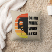 岩やる気を起こさせる登山ことわざ クッション (ブランケット)