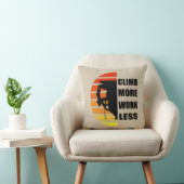 岩やる気を起こさせる登山ことわざ クッション (椅子)