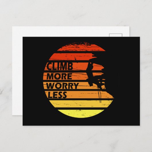 岩やる気を起こさせる登山ことわざ シーズンポストカード (正面/裏面)