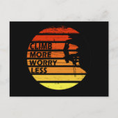 岩やる気を起こさせる登山ことわざ シーズンポストカード (正面)