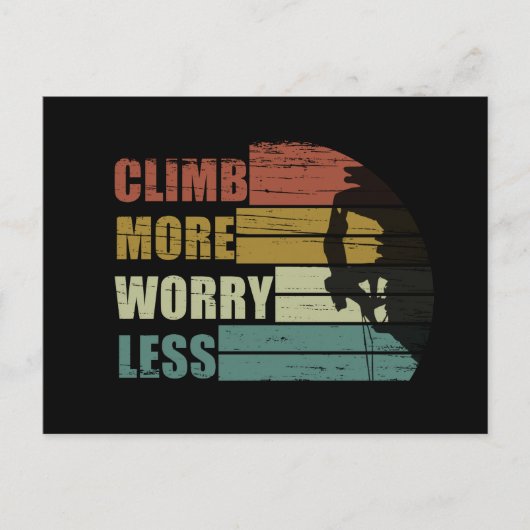 岩やる気を起こさせる登山ことわざ シーズンポストカード (正面)