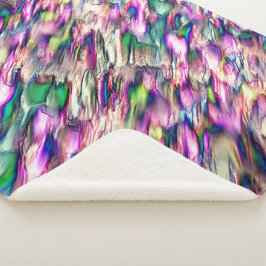 岩や石筍を派手な色でシミュレート シェルパブランケット