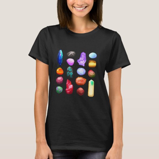 岩カラフル地質学 Tシャツ (正面)