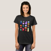 岩カラフル地質学 Tシャツ (正面フル)