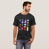 岩カラフル地質学 Tシャツ (正面フル)