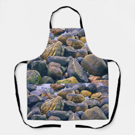 岩カラフル岩 エプロン
