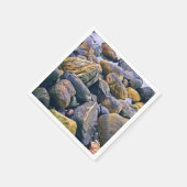 岩カラフル岩 スタンダードカクテルナプキン (角)