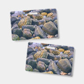 岩カラフル岩 バッジ (正面＆裏面)