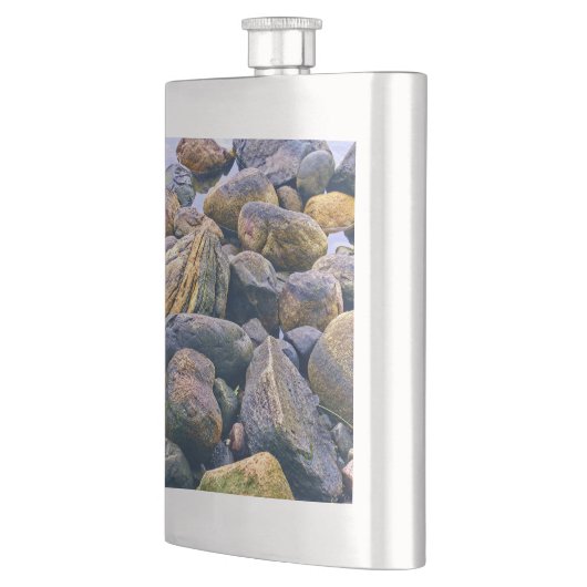 岩カラフル岩 フラスク (左)