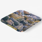 岩カラフル岩 ペーパープレート (傾斜あり)