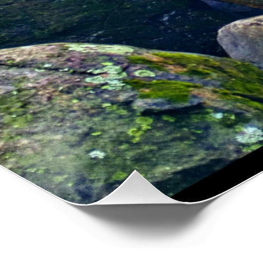 岩カラフル岩 ポスター (コーナー)