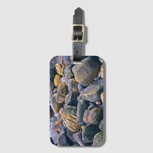 岩カラフル岩 ラゲッジタグ (正面縦)