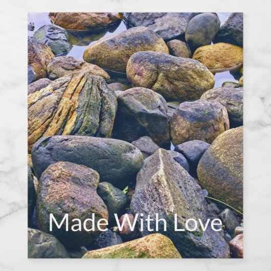 岩カラフル岩 ワインラベル (シングルラベル)