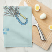 岩カラフル登山のナッツ キッチンタオル (四つ折り)