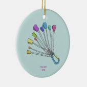 岩カラフル登山のナッツ セラミックオーナメント (右)