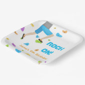 岩カラフル登山パーティー紙プレート ペーパープレート (傾斜あり)