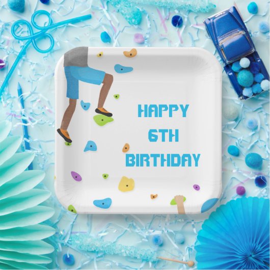 岩カラフル登山パーティー紙プレート ペーパープレート (パーティー)