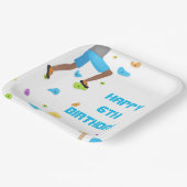 岩カラフル登山パーティー紙プレート ペーパープレート (傾斜あり)