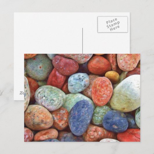岩カラフル ポストカード (正面/裏面)