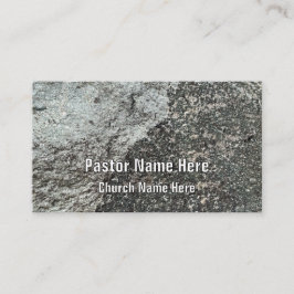岩クールモダン花崗岩クリスチャン教会の牧師 名刺