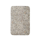 岩ストーンコーブルストーン経路自然写真 バスマット (正面縦)