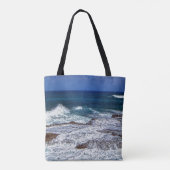 岩トートバッグにクラッシュ波 トートバッグ (裏面)