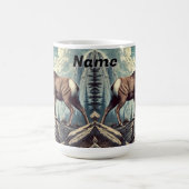 岩パーソナライズされたの多い作物の羊 コーヒーマグカップ (中央)