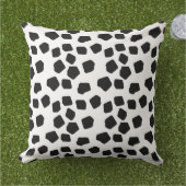 岩フェイク黒白の屋内 アウトドアクッション (芝生)