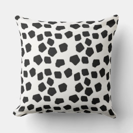 岩フェイク黒白の屋内 アウトドアクッション