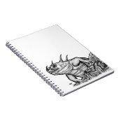 岩上のドラゴン ノートブック (右側)