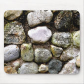 岩動揺して石のフィールドストーン模様 マウスパッド (正面)