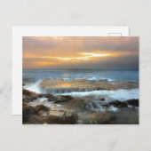 岩場の空中写真撮影 シーズンポストカード (正面/裏面)