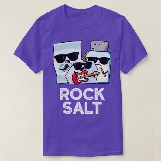 岩塩おもしろい調味音楽パン Tシャツ (デザイン正面)