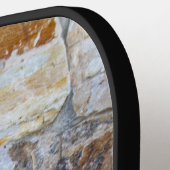 岩壁のリアルなテクスチャ写真 ピックルボールラケット (左詳細)