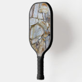 岩壁のリアルなテクスチャ写真 ピックルボールラケット (左)