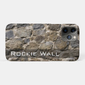 岩壁の写真の背景パーソナライズされた Case-Mate iPhoneケース (裏面(横))