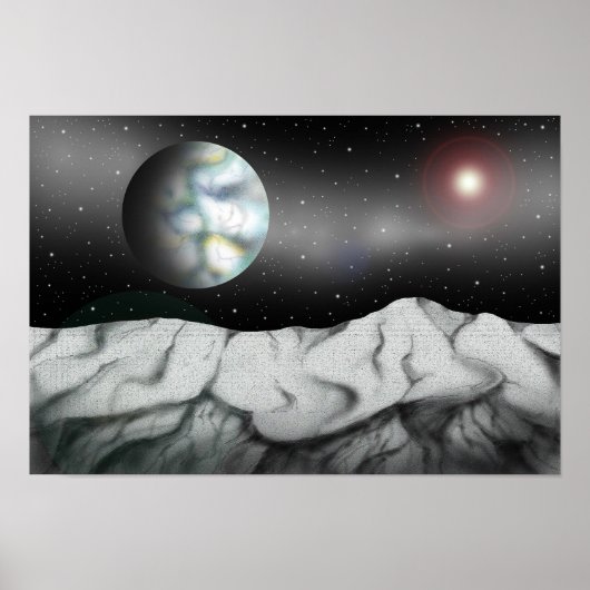岩壁の彼方の星々。 ポスター (正面)