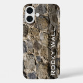 岩壁テクスチャ抽象芸術撮カスタム影 Case-Mate iPhoneケース (裏面)