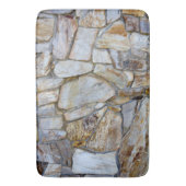 岩壁現実的なテクスチャ写真記憶フォーム バスマット (正面縦)