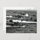 岩尾島に対する第二次米海兵隊の侵攻 ポストカード (正面/裏面)