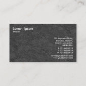 岩層 – リネン 名刺 (裏面)