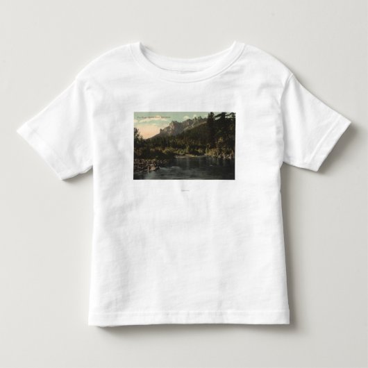 岩山の眺め、Castle Rock トドラーTシャツ (正面)